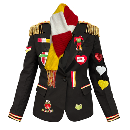 Compleet gepimpt Oeteldonks jasje dames €59,-